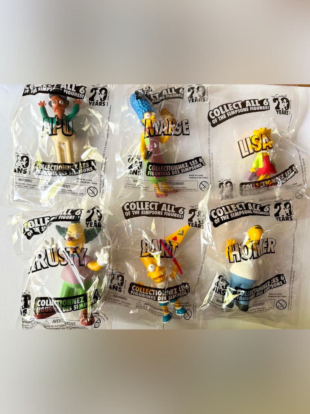 KFC Simpsons 20th Anniversary Set 2009